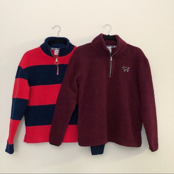 PINK Victoria's Secret Jackets & Blazers - PINK Victoria’s Secret Zip up sweater bundle